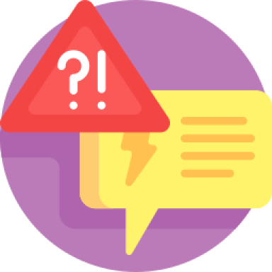 chat bubble and push notification